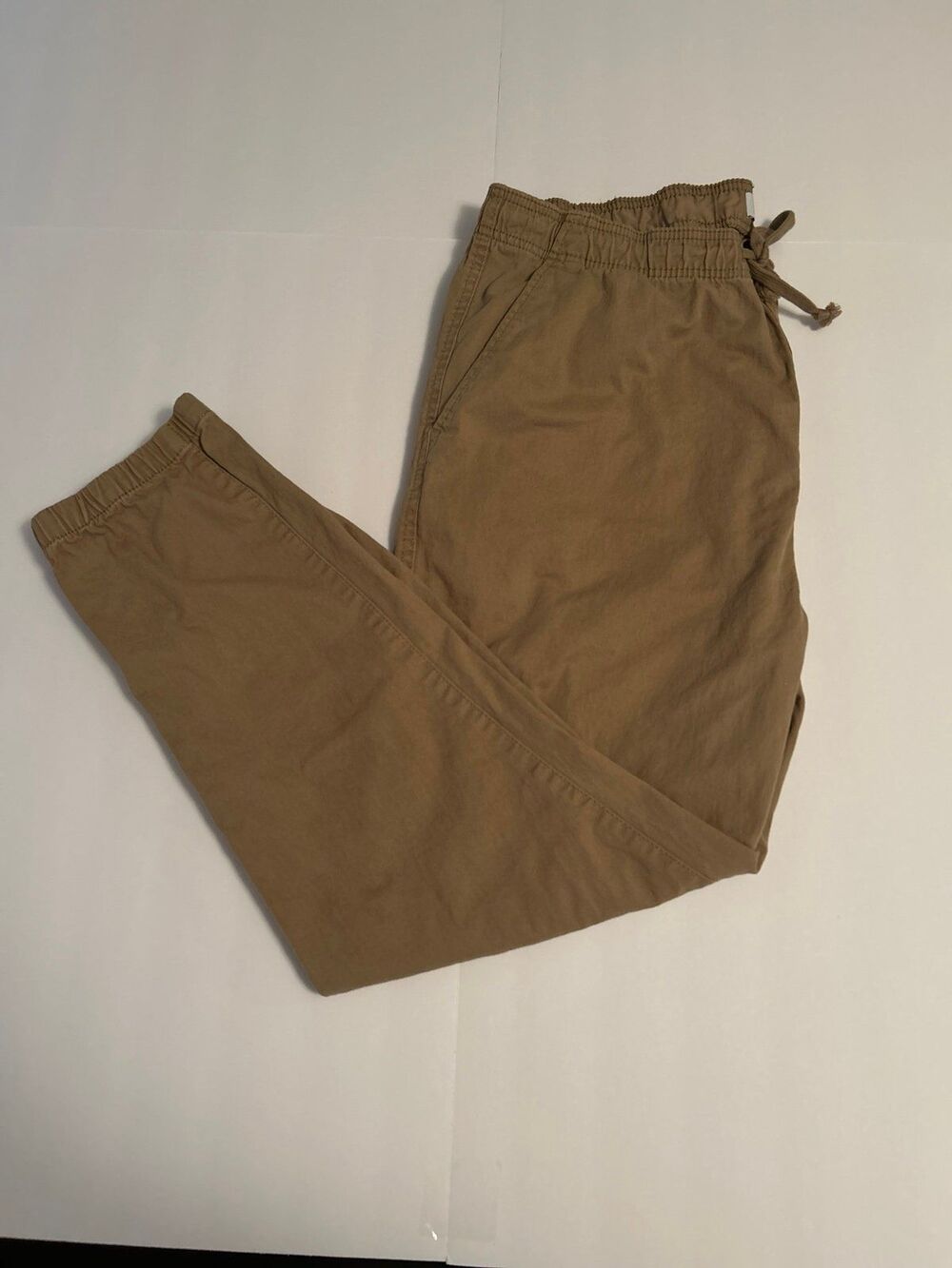 Old Navy Men’s Tan Cotton Canvas Jogger Pants Size Large